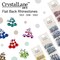 Crystal Lane DIY Combo Glass Flatback Rhinestones SS3 / SS6 / SS12